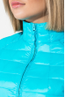 Куртка женская однотонная модель 191V003 голубой