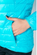 Куртка женская однотонная модель 191V003 голубой