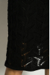 Платье вязаное с узором 629F004 черный