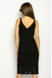 Платье вязаное с узором 629F004 черный