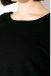 Блуза женская, круглый вырез, однотонная  19PL162-1 черный