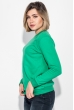 Джемпер женский однотонный 465K024-1 зеленый