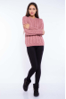 Вязаный женский свитер 120PNA19308 лиловый
