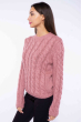 Вязаный женский свитер 120PNA19308 лиловый