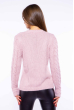 Вязаный женский свитер 120PNA19308 светло-лиловый