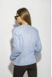 Вязаный женский свитер 120PNA19308 голубой