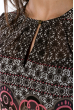 Блузка женская, с принтом  81P1121 беж-коричневый