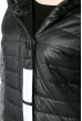 Пальто женское стильное, с капюшоном 69PD979 черно-серый