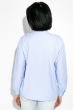 Рубашка женская с завязками 64PD337-2 голубой , клетка