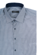 Рубашка мужская (батал) в тонкую полоску 50PD31460 сине-белый