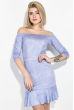 Платье женское с мягкой ткани 64PD276 голубой