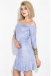 Платье женское с мягкой ткани 64PD276 голубой