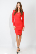 Платье женское элегантное миди 32P016 красный
