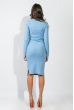 Платье женское элегантное миди 32P016 голубой