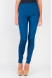 Брюки женские приталенные с высокой посадкой 282F005 темно-синий
