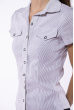 Рубашка женская 118P381-2 бело-серый