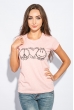 Футболка женская стильная 211F027-8 коралловый