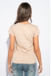 Футболка женская стильная 211F027-8 бежевый