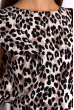 Платье с воланами 120PLTR131 леопардовый