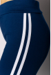 Брюки женские спортивные с лампасами 611F003 сине-белый