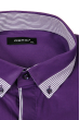 Рубашка мужская батал 50PD3355 темно-фиолетовый