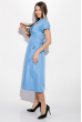 Платье-кимоно женское 72PD256 голубой