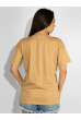 Футболка oversize женская 85F082-4 бежевая бежевый