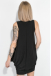 Платье женское, асимметричного покроя 72P33 черный