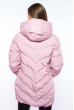 Куртка женская с косой молнией 120PSKL8018 светло-розовый