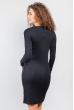 Платье женское на шнуровке 388F001 черный