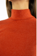 Гольф женский однотонный 620F001 оранжево-коричневый