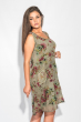 Платье женское с карманами 464F002 оливковый