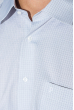 Рубашка мужская с крупным карманом 50PD0036 голубой