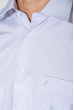 Рубашка мужская с крупным карманом 50PD0036 сиреневый