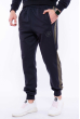 Мужской спортивный костюм (свитшот, брюки) 603F001 черный-хаки