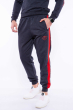 Мужской спортивный костюм (свитшот, брюки) 603F001 грифельно-красный