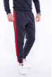 Мужской спортивный костюм (свитшот, брюки) 603F001 грифельно-красный