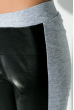 Костюм спортивный женский с капюшоном 95P7049 серо-черный