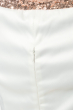 Костюм женский (блузка и юбка) с пайетками 68PD501 молочный