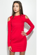 Платье женское, облегающее с открытыми плечами 68PD1196 красный