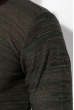Свитер мужской, два цвета 48P3243 зелено-коричневый