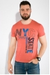 Футболка 168F096 темно-коралловый