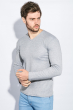 Пуловер мужской 416F002 светло-серый