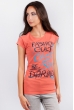 Футболка женская с принтом №1B003 кирпичный Футболка женская с принтом №1B003 кирпичный