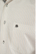 Рубашка с контрастным воротником 11P392 молочно-песочный