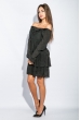 Платье женское до колена №19PG026 черный