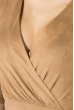 Платье женское из мягкой ткани, вечернее  64PD309-3 песочный