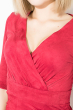 Платье женское из мягкой ткани, вечернее  64PD309-3 вишневый
