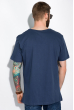 Хлопковая футболка 148P114-6 синий