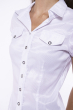 Рубашка женская однотонная  118P368 белый